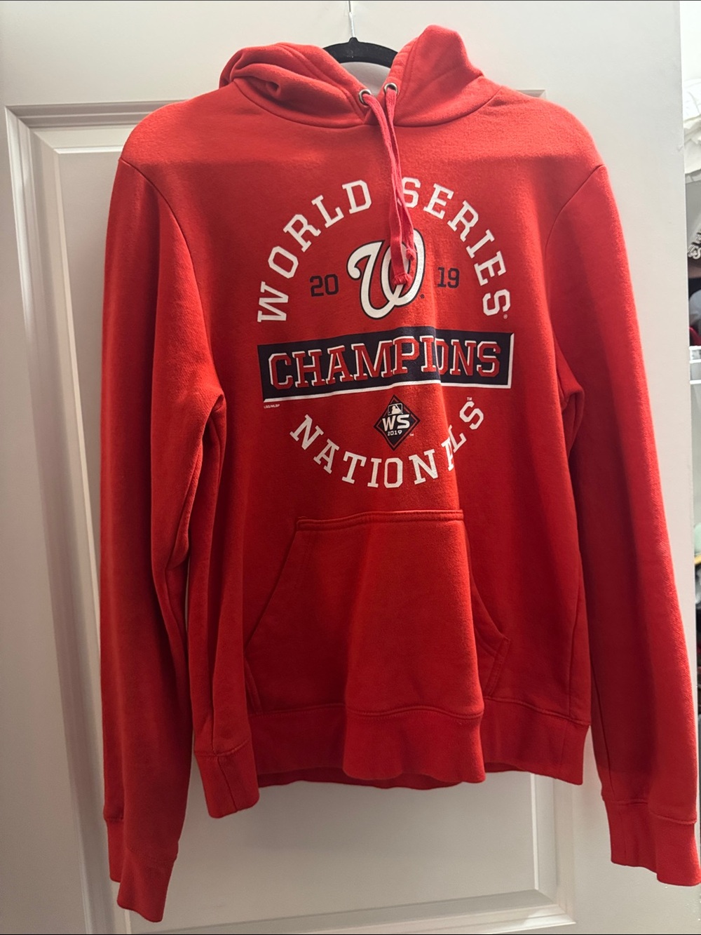Genuine Merchandise Red Nationals World Series Champions Zip-Up Hoodie